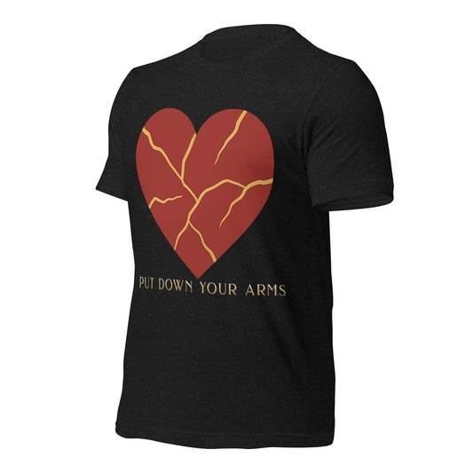 Broken Heart Peace healing and unity graphic unisex T-shirt